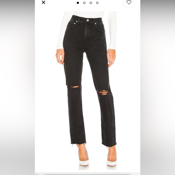 Agolde Sherie High-rise Straight Jeans size 26 - Picture 1 of 5